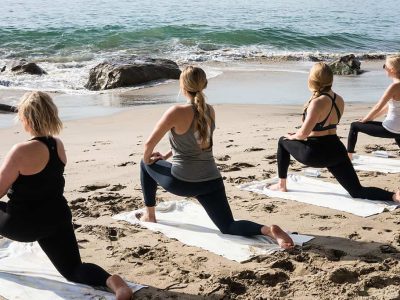 Yoga on the beach Lefkada Lefkas Greece